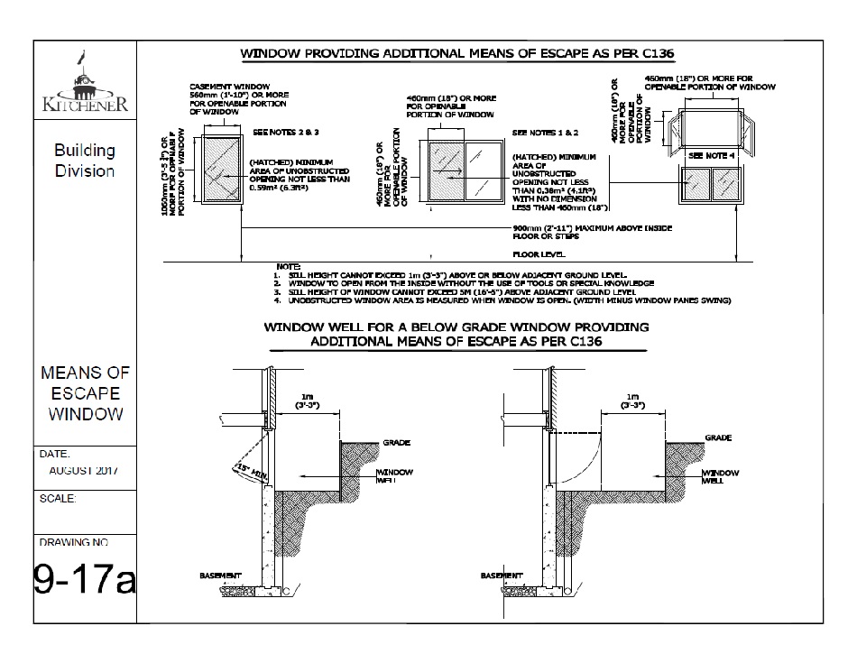 Kitchener Egress Window